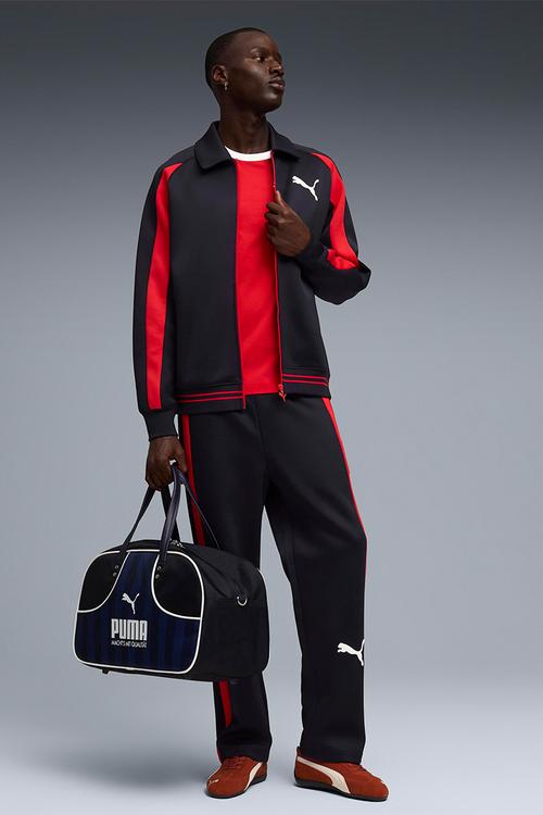 T7 Relaxed Big Cat Track Jacket DK - New Navy