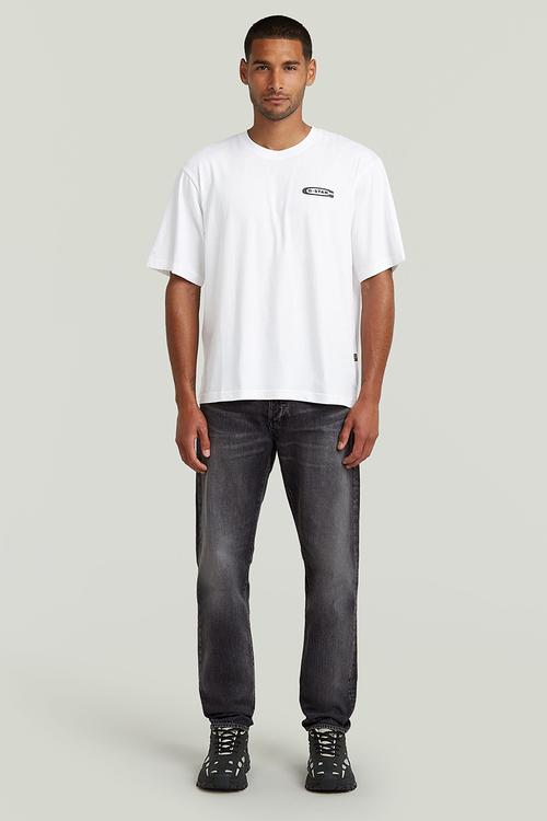Back gr boxy r t - white