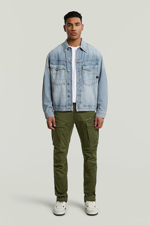 Rovic zip 3d regular tapered - dk bronze green