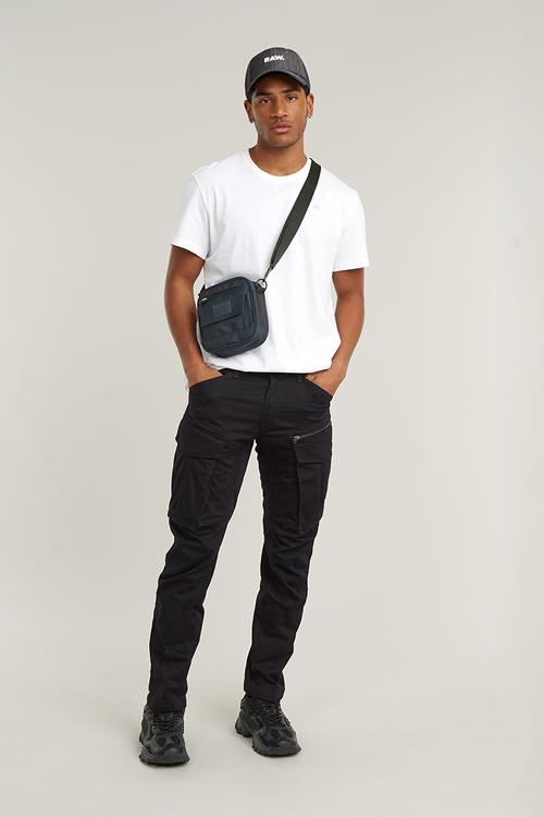 Rovic zip 3d regular tapered - black
