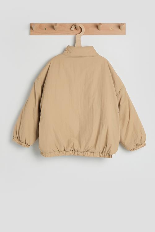 Lift-away patch pocket rain jacket - light khaki