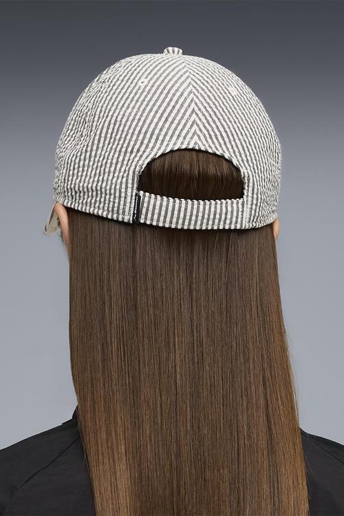 Ess no. 1 logo patch seersucker bb cap- puma black-stripe