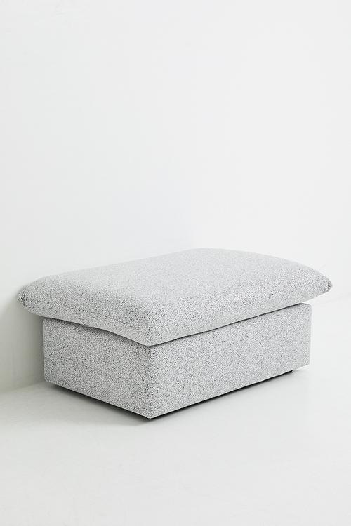 Lira luxe ottoman - Salt & Pepper