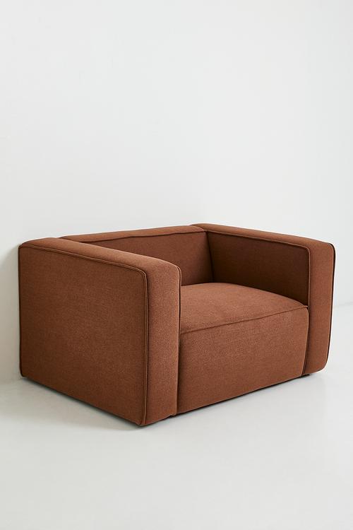 Zola Loveseat - Rust