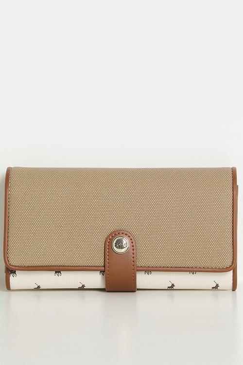 Palma trifold purse - maple