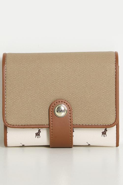 Palma medium trifold purse - maple