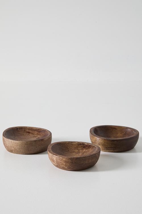 Organic Shape Snack Bowls - Natural
