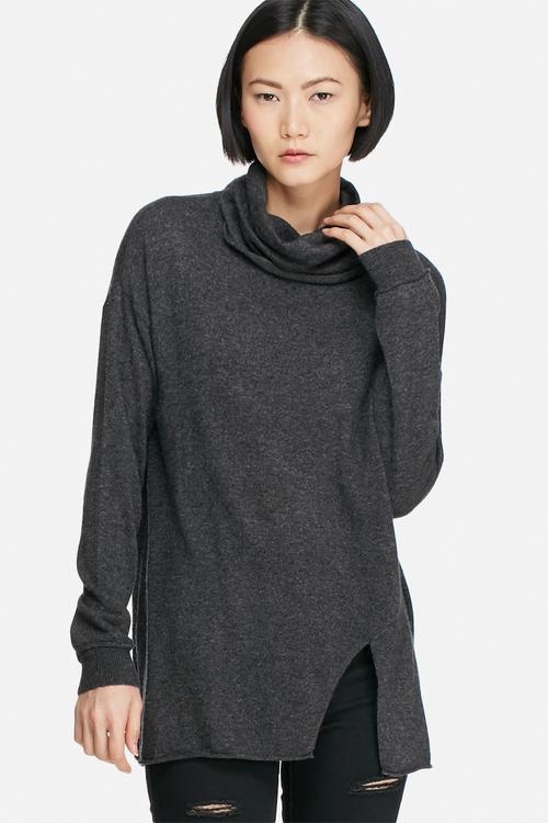 Indi wool roll neck sweater