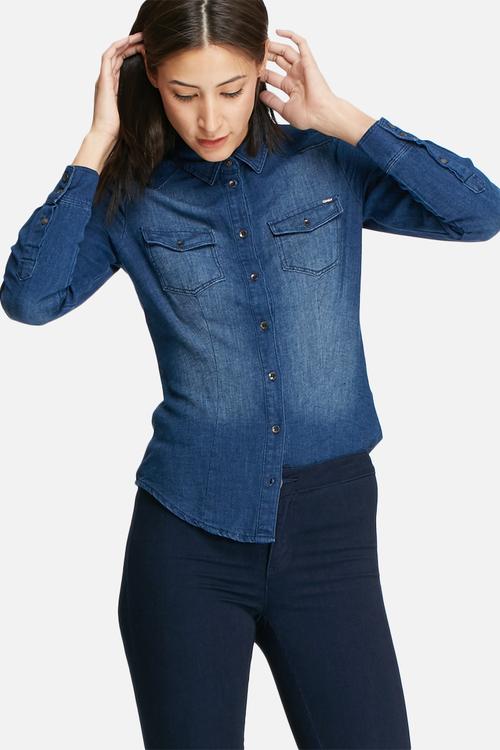 Rock it fitted denim shirt