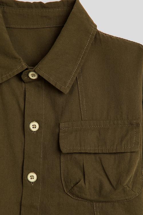 Utility shirt - dark moss