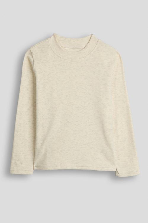 Melange long sleeved tee - cream