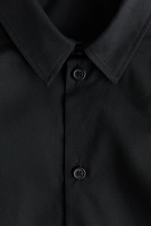 Easy-iron shirt - black