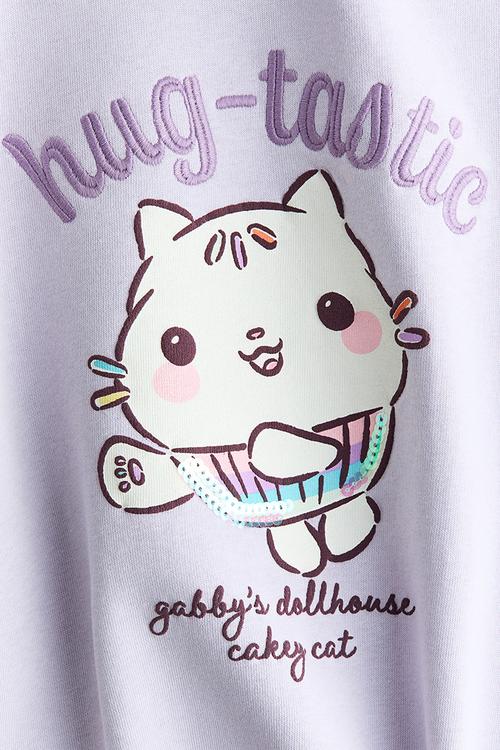 Printed sweatshirt - lilac/gabby's dollhouse