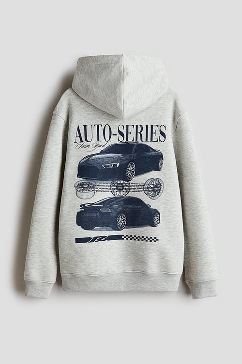 Hoodie - light grey/auto-series