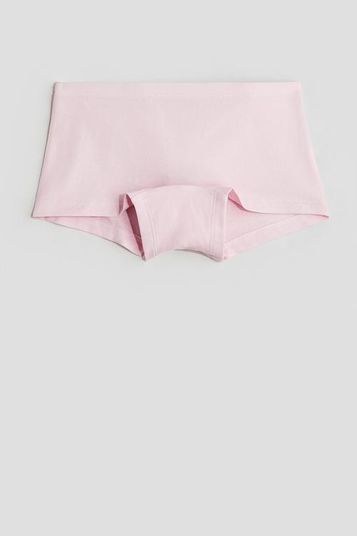 5-Pack cotton boxers - light pink/dusty green