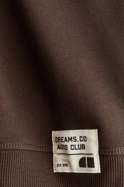 Cotton sweatshirt - dark brown