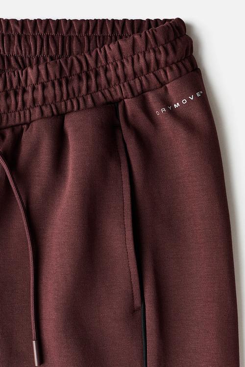 Loose fit sports joggers - burgundy
