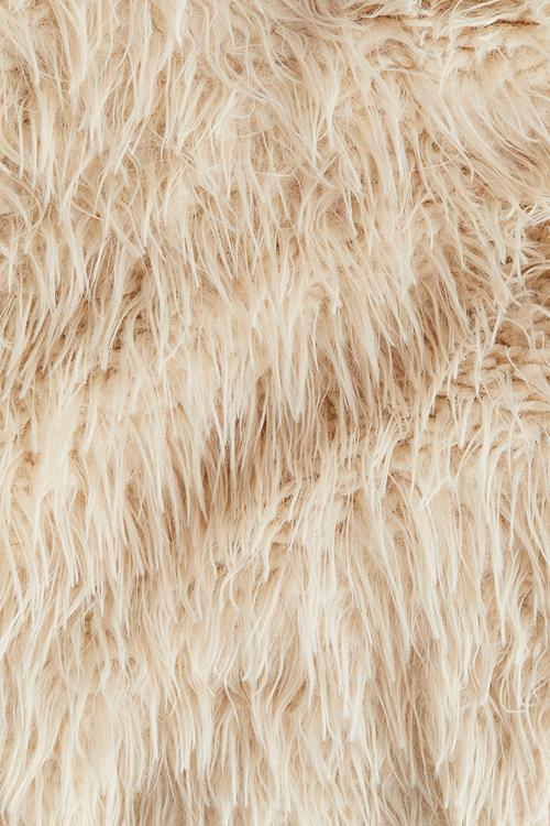 Fluffy cardigan - light beige