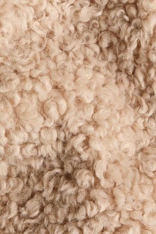 Fluffy gilet - light beige