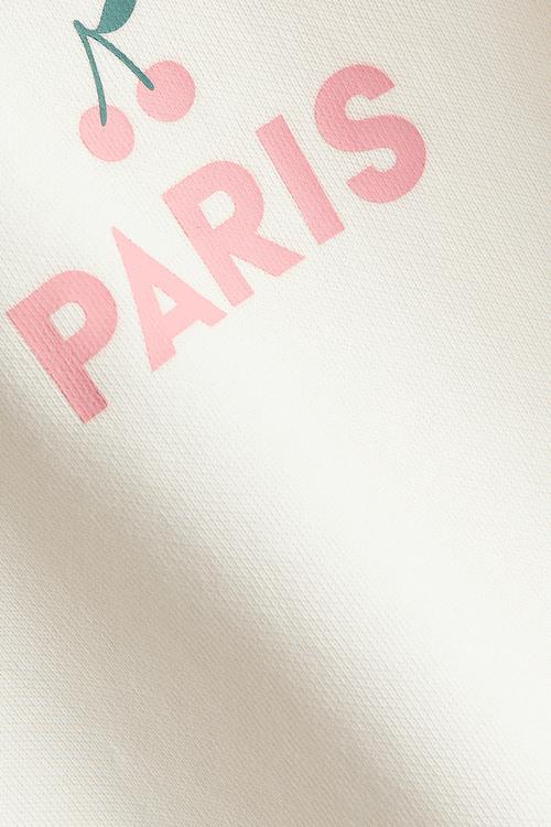 Printed sweatshirt - white/le marais