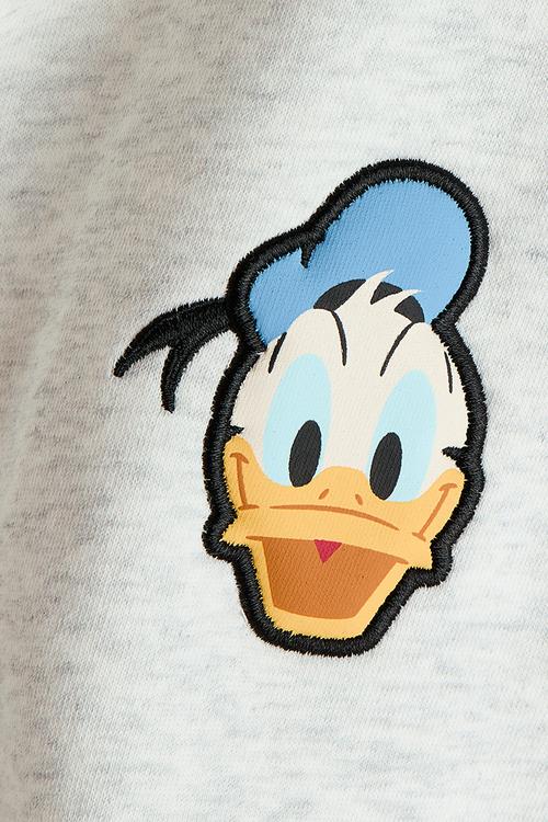 Appliqued sweatshirt - light grey/mickey mouse