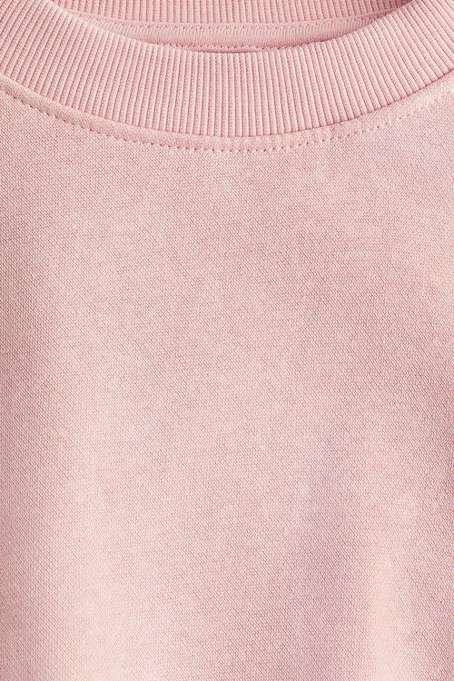 Frilled sweatshirt - light pink