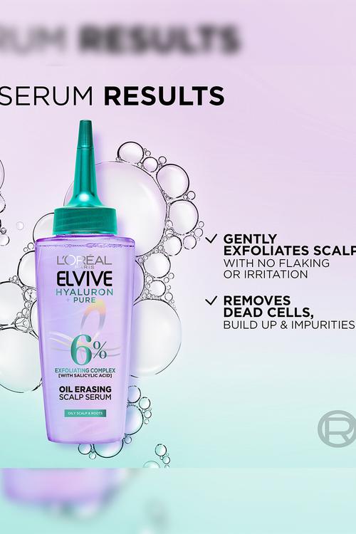 Elvive Hydra Pure Oil Erasing Scalp Serum - 150ml