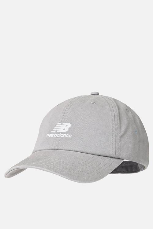 Stacked NB Logo Cap - Grey
