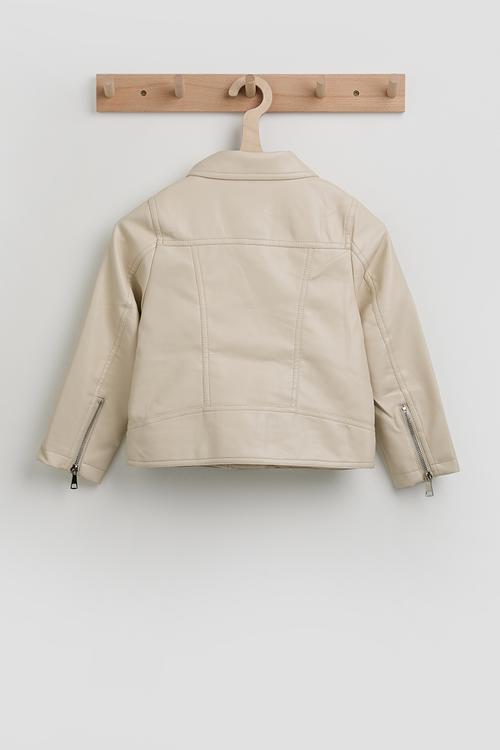 Biker jacket - cream