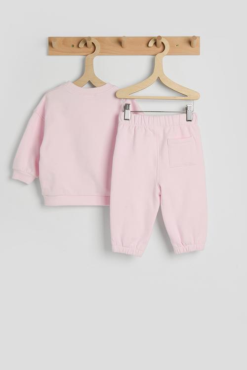 Bundle Riley Sweater & Trackpant - Tea Party Pink/Tiny Harvest