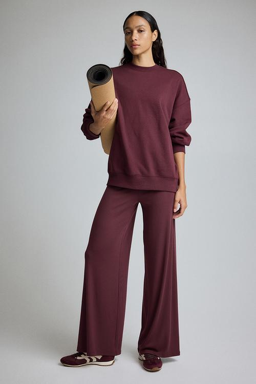 Sports sweatshirt - light burgundy