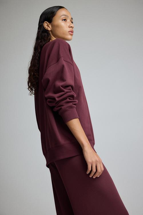 Sports sweatshirt - light burgundy