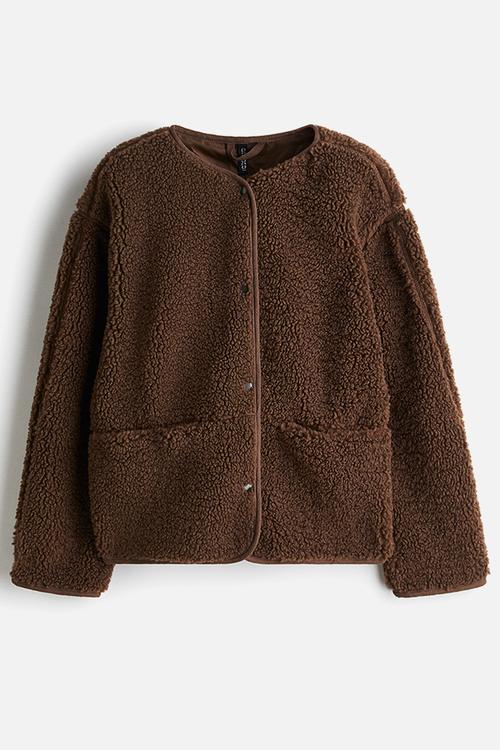 Teddy jacket - brown