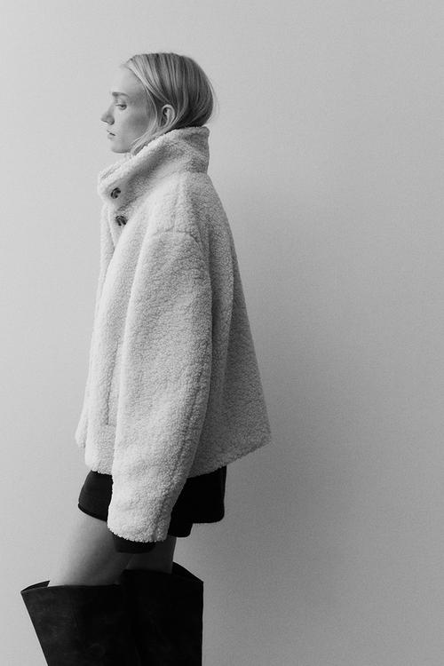 Teddy jacket - cream