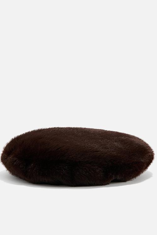 Beret - dark brown