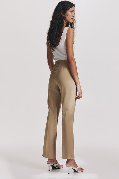Tailored trousers - beige