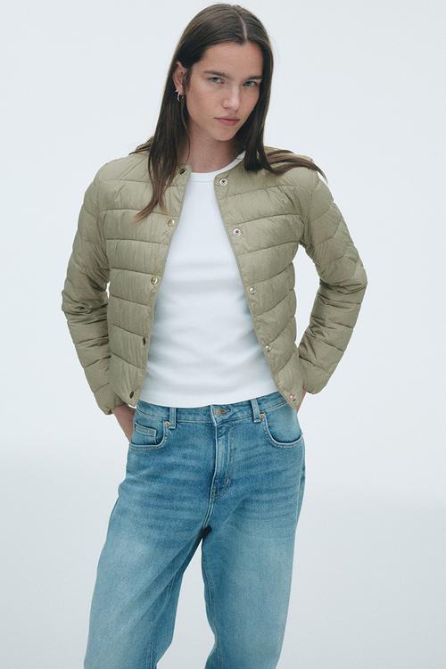 Quilted jacket - khaki green