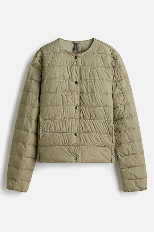 Quilted jacket - khaki green