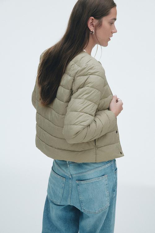 Quilted jacket - khaki green