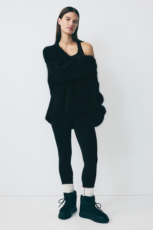 Warming sports leggings with thermomove? - black