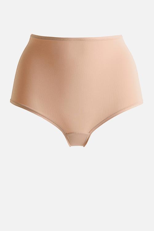 3 pack microfibre shortie briefs - beige/white/black
