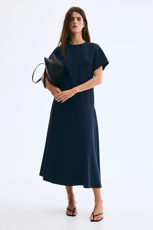 Midi dress - navy blue