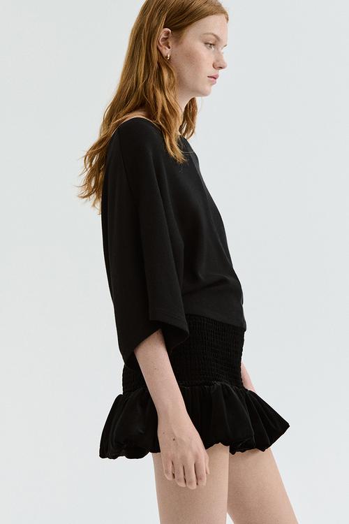 Oversized top - black
