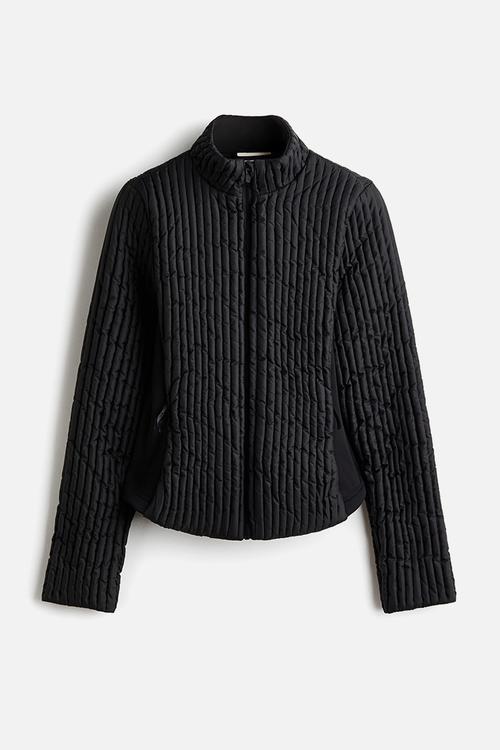 Quilted liner jacket with thermomove? - black