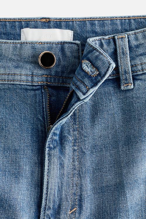 Wide high jeans - light denim blue