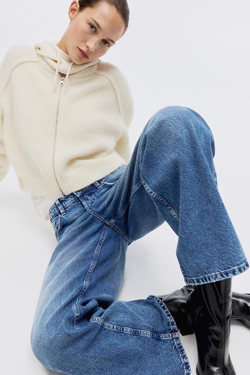Wide regular jeans - denim blue