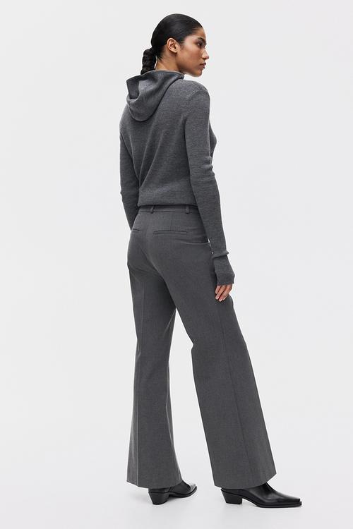 Tailored trousers - grey marl
