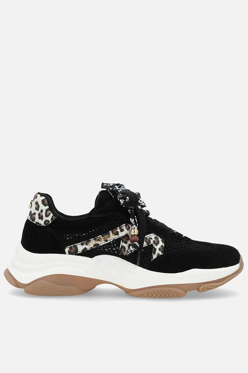 Maxfield sneaker - black sued