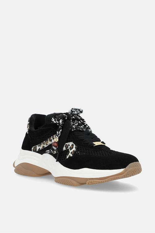 Maxfield sneaker - black sued