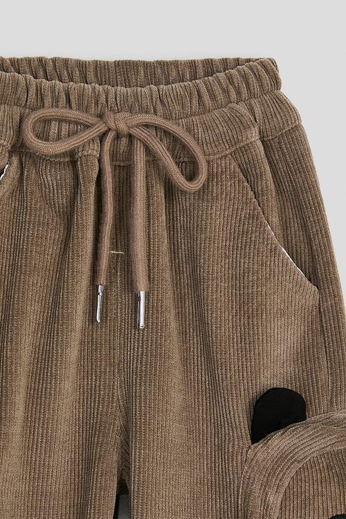 Panda pocket joggers - brown